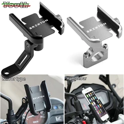 For BRIXTON Cromwell 1200 125 250 Crossfire 500 Felsberg 125 250 Storr 500 Sunray 125 Handlebar Phone Holder GPS Stand Bracket