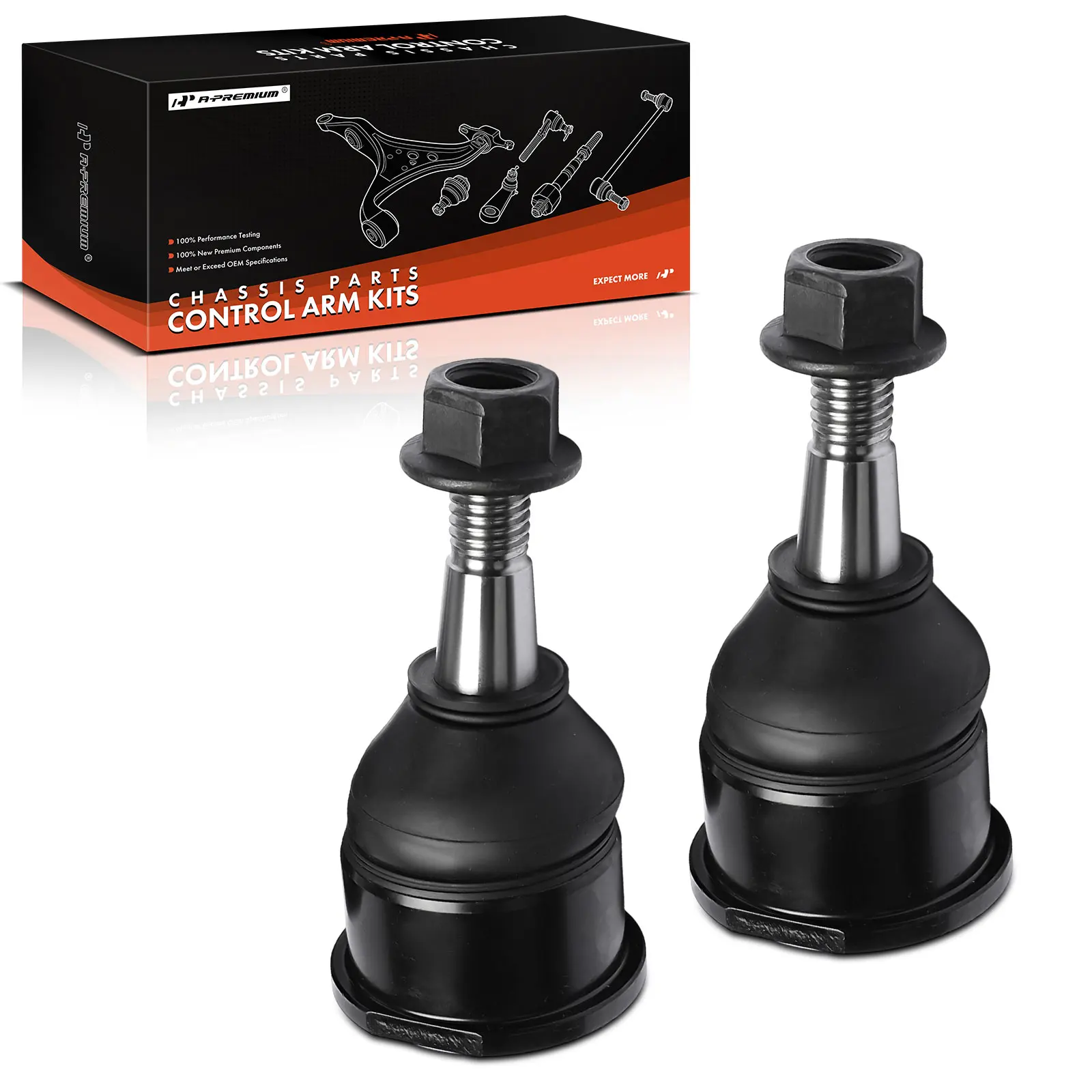 A-Premium 2x Front Lower Ball Joints for Chevrolet Corvette 2002-2011 Cadillac XLR 2007-2009 15926339 20799884