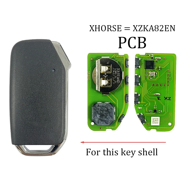 XHORSE XZKA82EN Brand New Blank Universal PCB Remote Control Circuit Board for KIA Car Key 4 Bottons