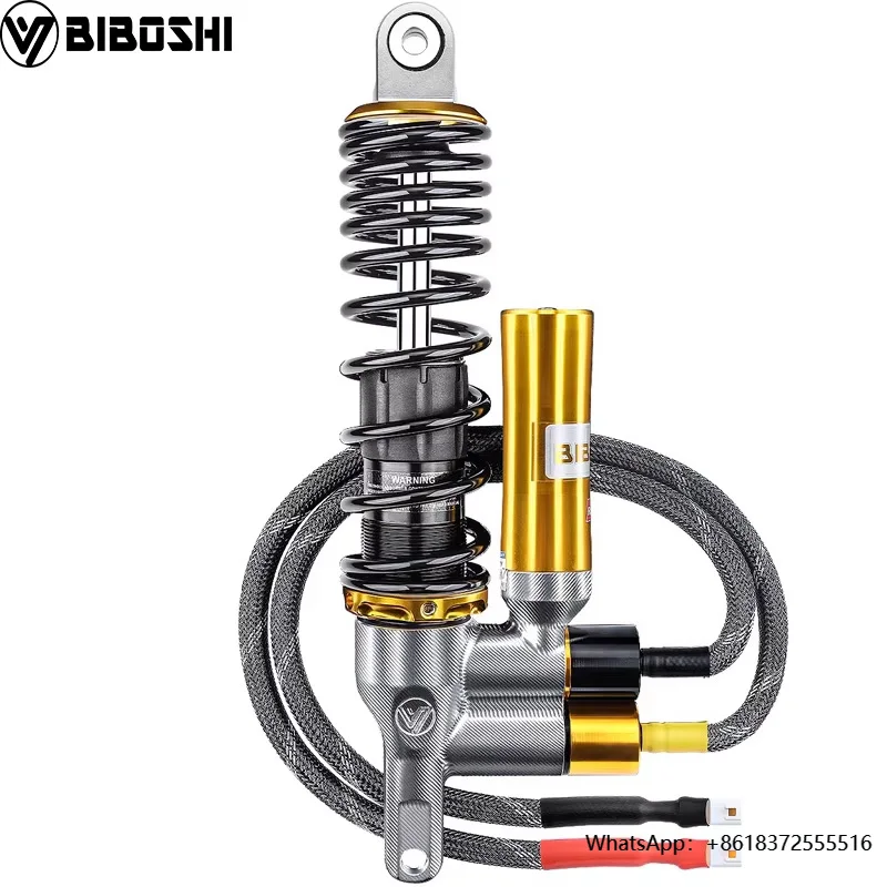 

BIBOSHI GTS3 Electric Shock Absorber Hole Spacing 335/360MM for XMAX300 Adjustable Damping Motorcycle Rear Shock Absorber