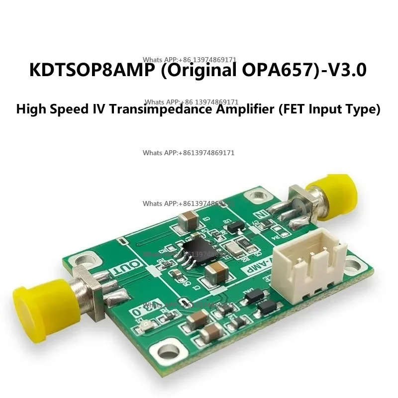 OPA657 Transimpedance IV-FET High-speed APD PIN Photodetection TIA Amplifier Module