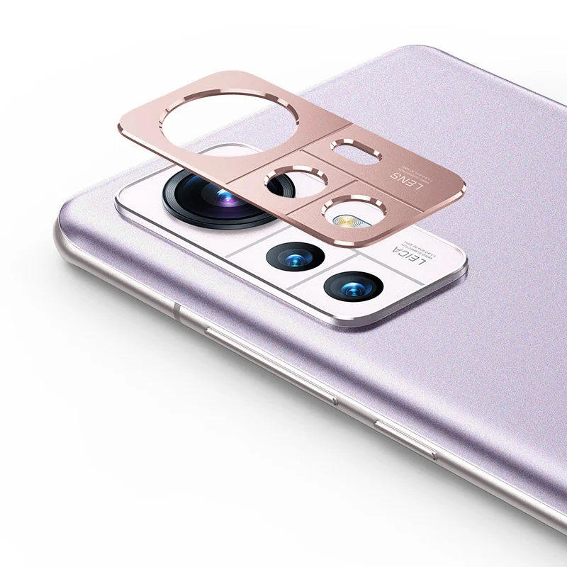XiaoMi 12 Pro 12X 용 카메라 렌즈 커버 XiaoMi Mi 12S 12 X 용 후면 알루미늄 금속 카메라 보호대 Anti-scratch Lens Ring New