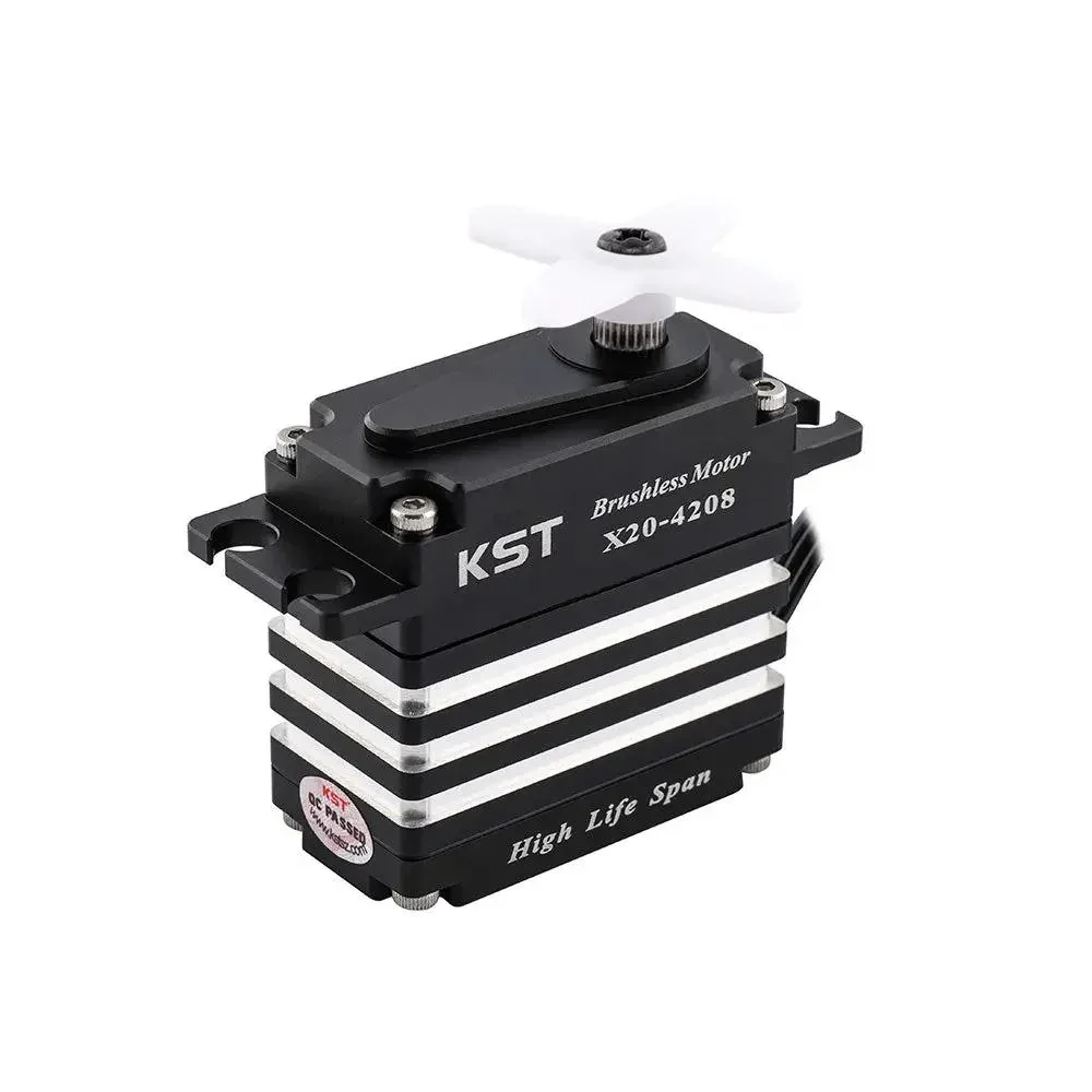 KST X20-4208 Brushless Contactless 6BB HLS Standard Servo 46Kgf.cm 0.07sec for 1:7 & 1:8 Scale On-road or Off-road RC Race Cars