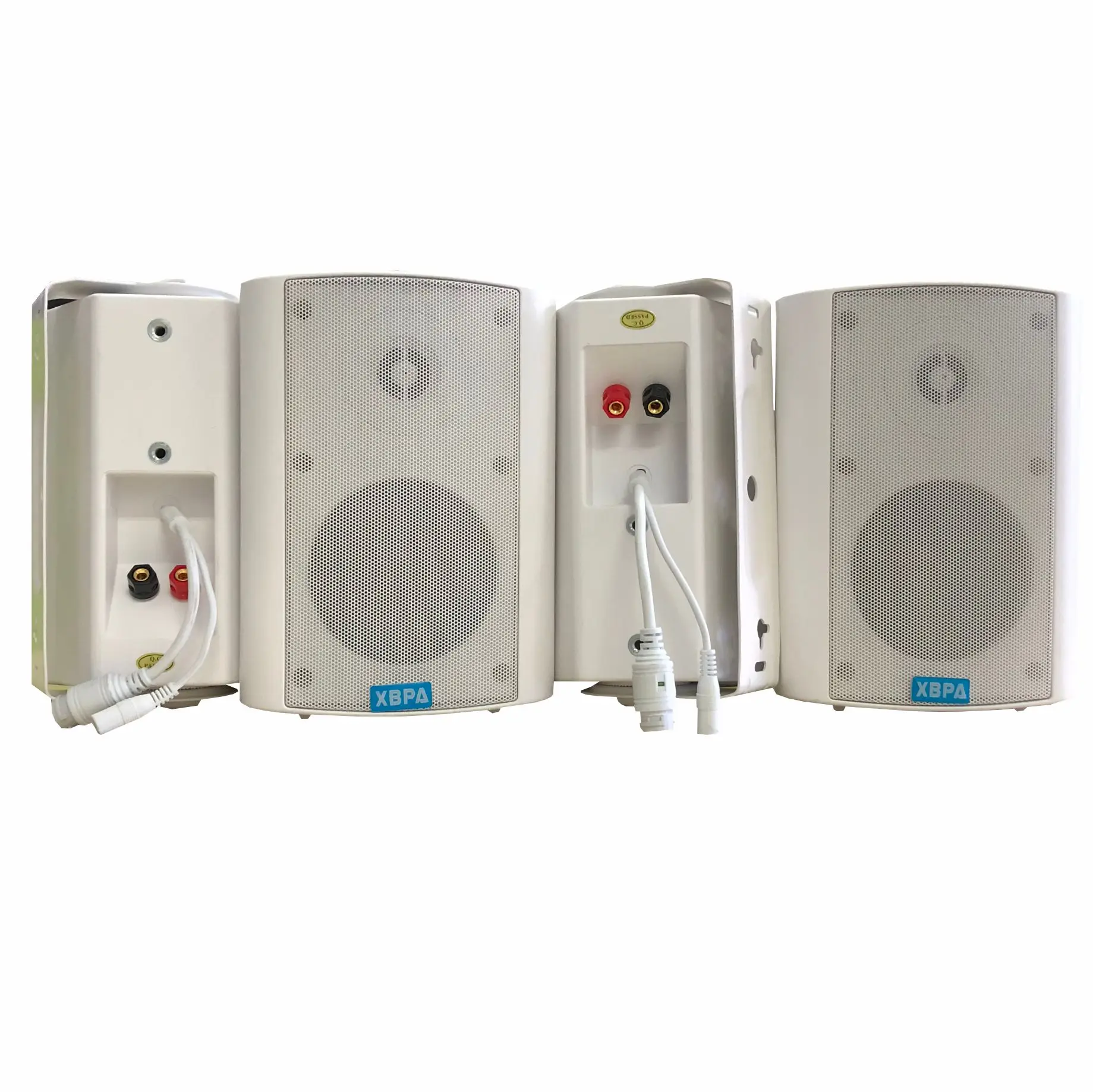 5.1 Wireless WIFI wall speaker, including 1 bass unit and 5 surround sound units, with output of 50W + 30W * 5