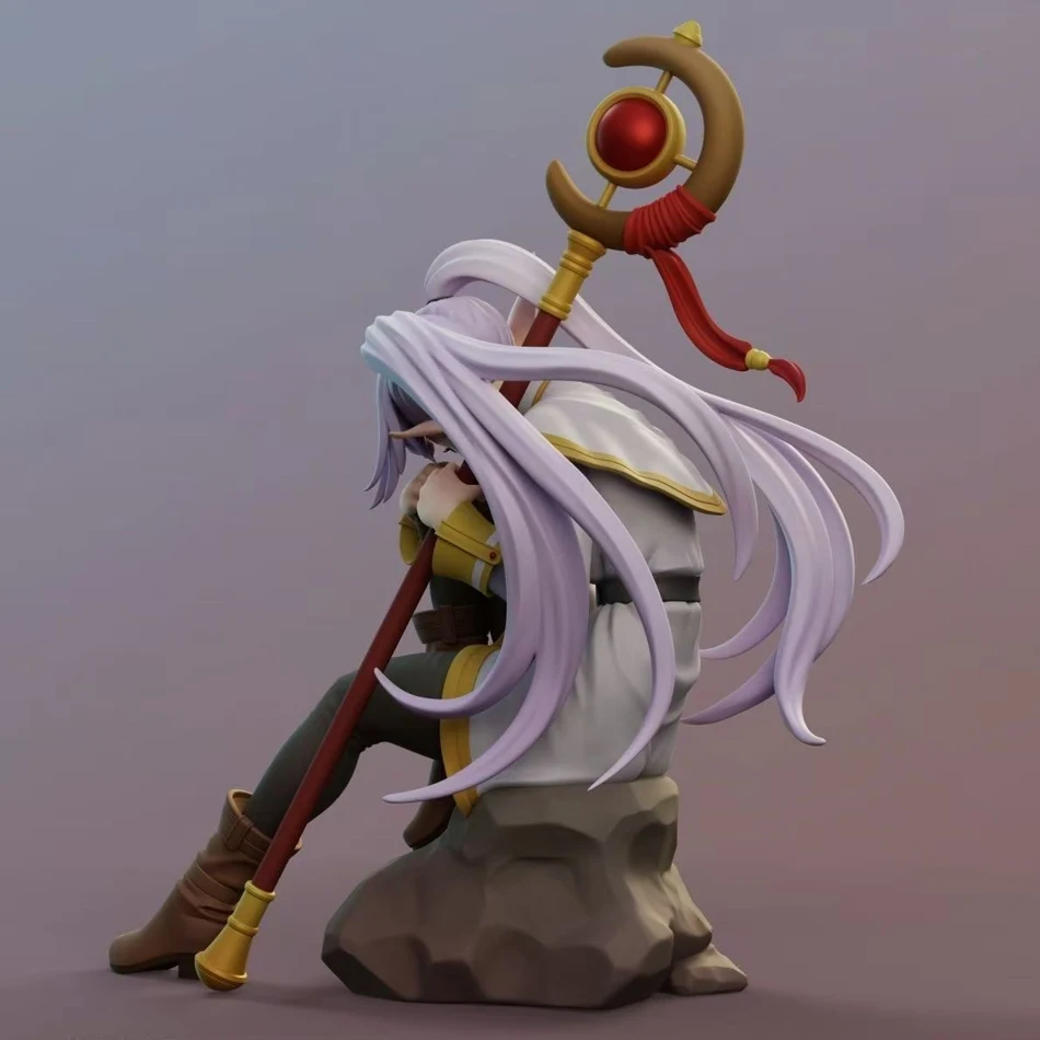 13-21cm Frieren Figur Frieren At The Funeral Figures Super Kawaii Cartoon Action Pvc Statue Cute Models Collection Dolls Gifts – Detail 2