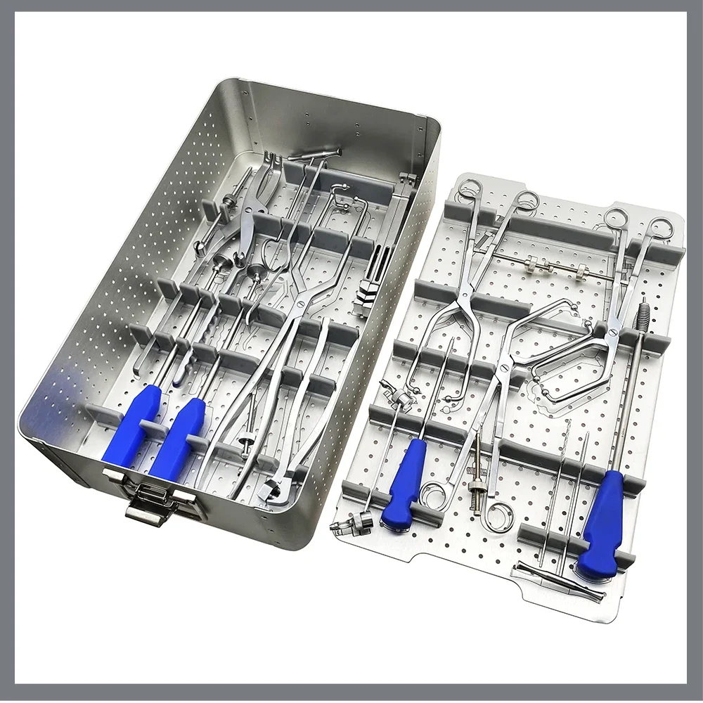 

Pelvic Reconstruction Bone Plate Set Orthopedic Surgical Reconstruction Plate Operation Instrument Stainless Steel Set