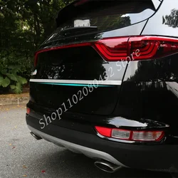 For Kia Sportage QL 2017 2018 2019 2020 Chrome Rear Trunk Lid Tailgate Cover Trim Hatch Door Handle Molding Strip Car Styling