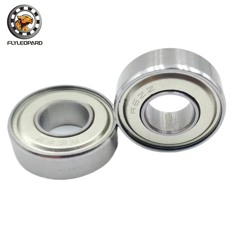 

2PCS Bearing R6 R6ZZ R6Z 3/8''x7/8''x9/32'' inch 9.525X22.225X7.142 Ball Bearings Single Row Deep Groove Ball Bearings