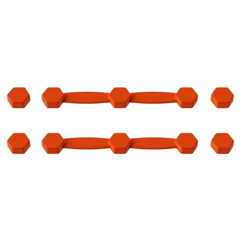 에어 프라이어 자석 실리콘 버클 2로 라이너를 안전하게 잡고 요리하는 동안 주방 안전을 향상시킵니다.