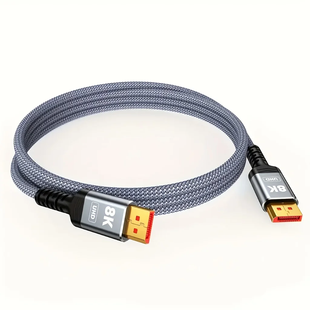 1PCS 3PCS Ultra-High Definition Display Port Cable 1.4, 8K DP Electrical (8K@60Hz, 4K@144Hz, 2K@240Hz) 19+1
