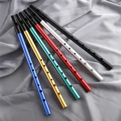 1Pc 6 Hole Flute C/D Key Irish Whistle Ireland Tin Penny Whistle Metal Flute Instrument Wind Musical Beginners Accessories Gifts