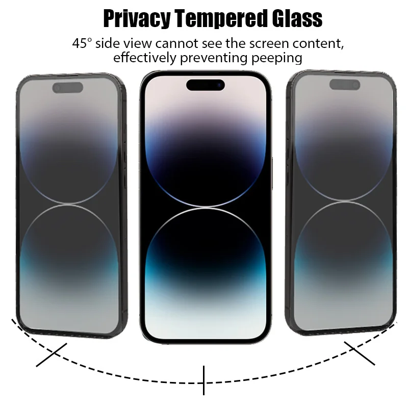 iPhone 15 pro Privacy screen protectors for apple iPhone 14 pro anti-spy cristal templado iPhone 14 pro max 14 plus 13 pro max safty privacy