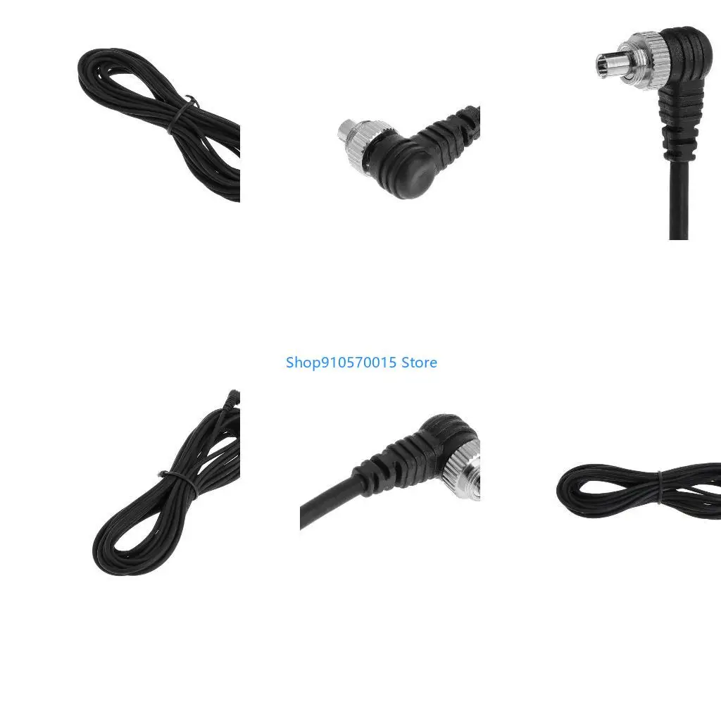 B95C Pc-Pc Line Camera Sync Cable Male to Male Cord Trigger Flash Light Extend 5m