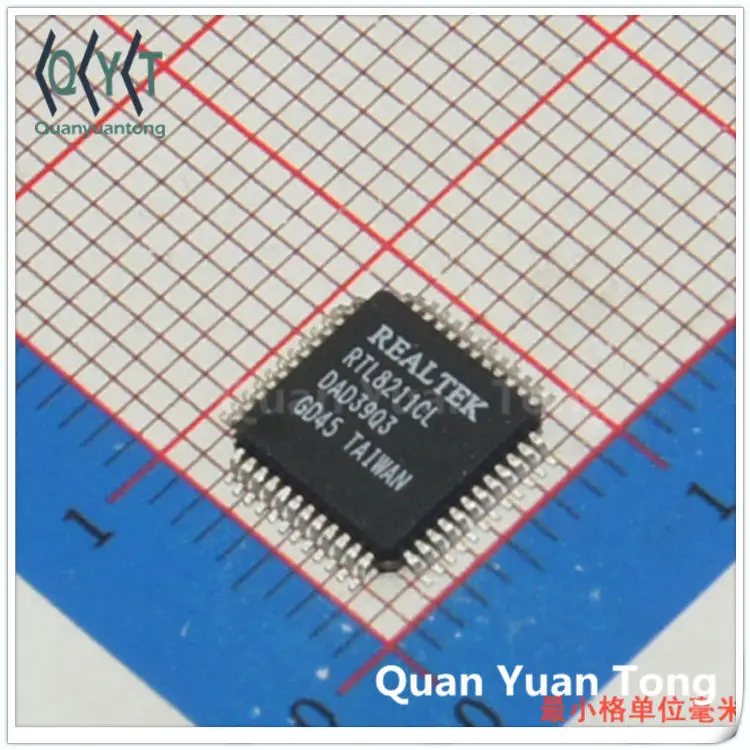 New RTL8211DN-VB-GR fiber optic interface conversion chip Gigabit GE chip electronic components
