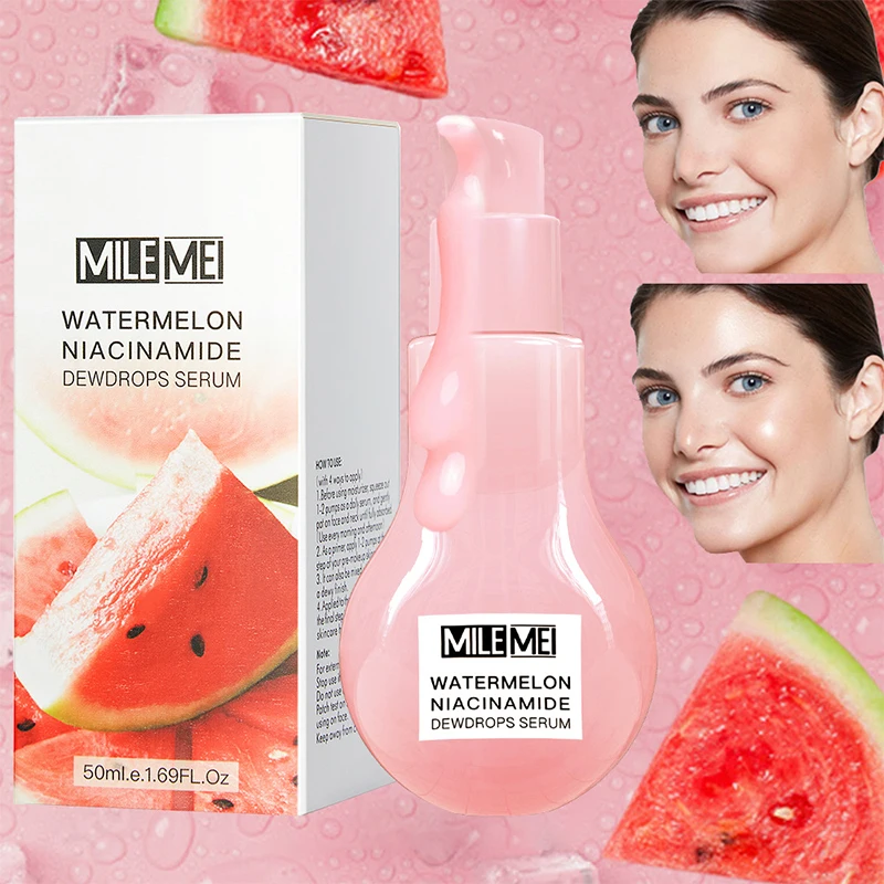 Long Lasting Efficient Moisturizing Watermelon Nicotinamide Essence Nourishing Brighten Bulb Serum Korean Face Care Products