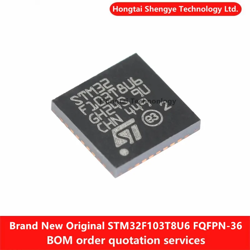 New Original STM32F103T8U6 VFQFPN-36 ARM CortexM3 32-bit Microcontroller MCU