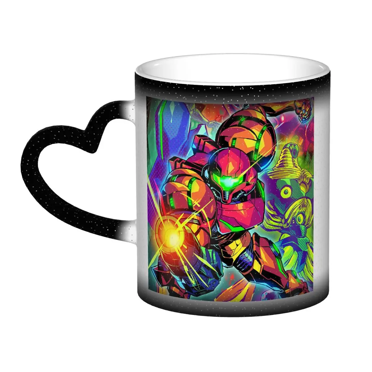 Metroid II Return Of Samus Mug Funny Ceramic Coffee Cups Tea Mugs Milk Cup Drinkware Gifts for Friends