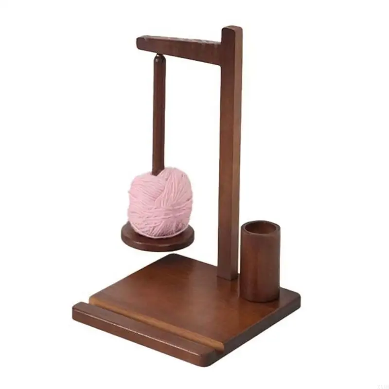 KX4B Yarn Holder with Twirling Mechanism Knitting Yarn Holder Stand