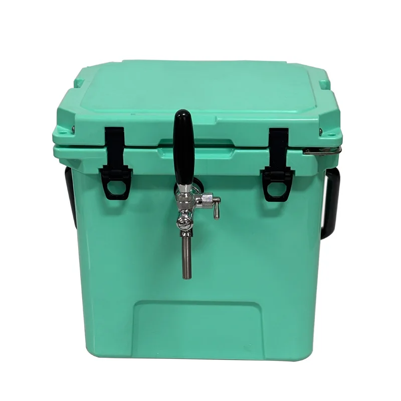 Camping portable insulated box, refrigerated box, large-capacity fresh-keeping box, car refrigerator with faucet