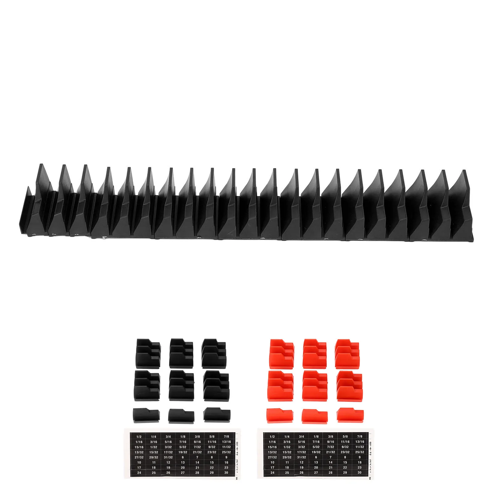 Modular Wrench Organizer Wrench Rack Holder Capacity Multifunctional Compact ABS Magnetic Modular Wrench Organizer