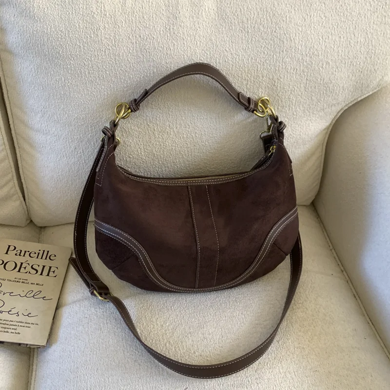 

2025 A/W Women‘s Luxury Shoulder Bag, Genuine Leather Multi-way Crossbody Tote, Vintage Chic Large Capacity Purse