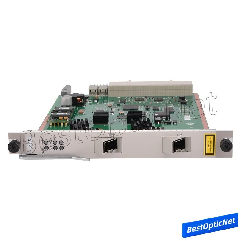 

New X2CS H802X2CS 2 port 10GE SFP+ Uplink Interface Board Card With C+ or C++ SFP For HUAWEI OLT MA5600T MA5603T MA5680T MA5683T