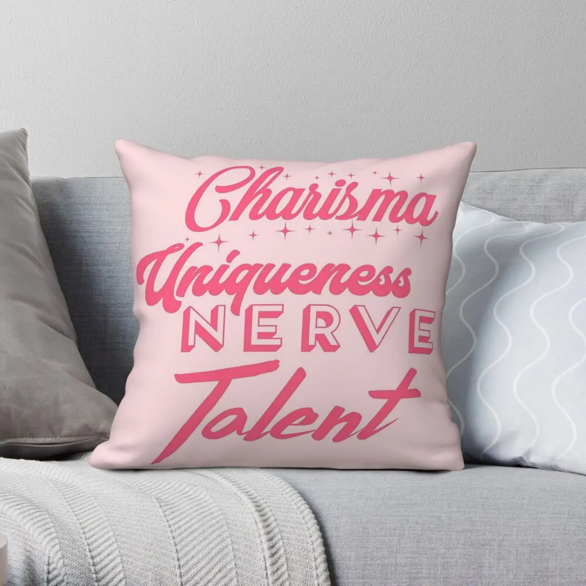 Charisma Uniqueness Nerve And Talent Square Pillowcase Polyester Linen Velvet Creative Decor Pillow Case Home Cushion Case 18