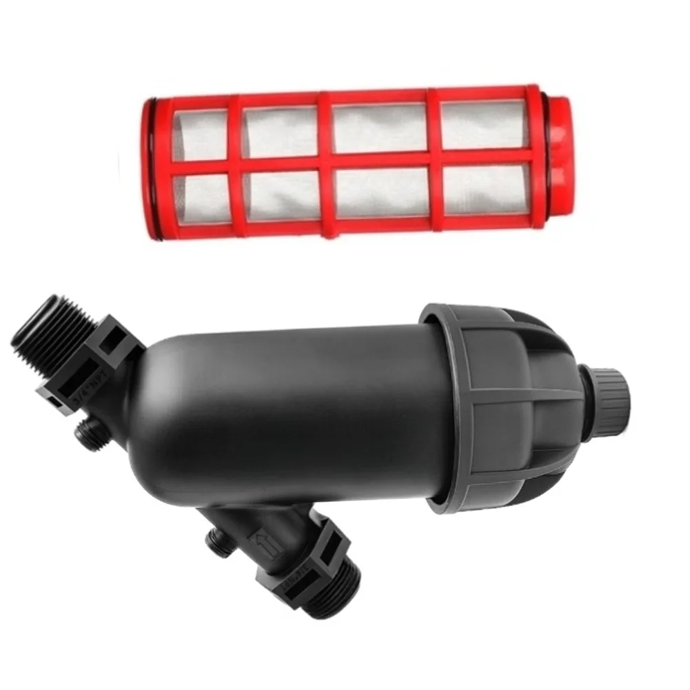 

2Pcs Drip Irrigation Y Filter 3/4'' 1'' Male Pipe Thread Connections With 120 Mesh Screen For Garden Hose Irrigation System