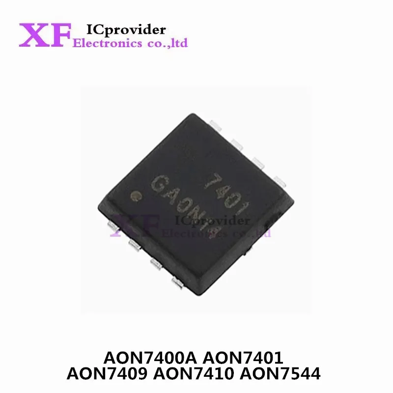 10 Stück aon7400a aon7400 aon7401 aon7409 aon7410 aon7544 qfn8 Set