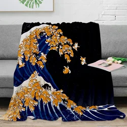 Shiba Inu Flannel Blanket Warm Soft Sofa Blanket Winter Sheet Bedspread Camping Travel Blanket