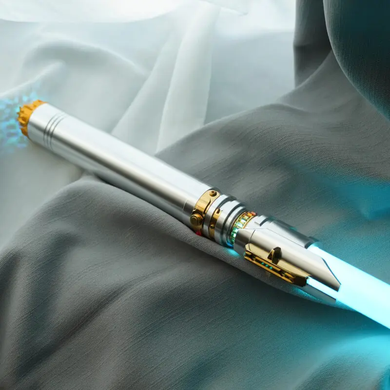 89SABERS Annulus laser Lightsaber Semua bahan logam Replika prop film ukuran 1:1 dengan 19 set font suara dan efek cahaya
