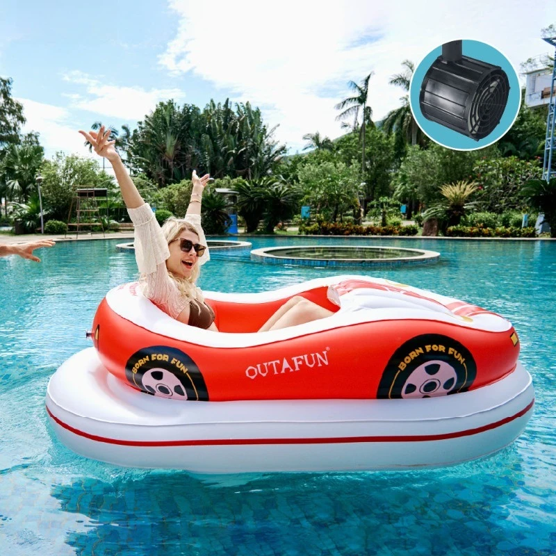Thickened Inflatable Bumper Car Toy Electric Thruster Large Buoyancy Pool for Kids