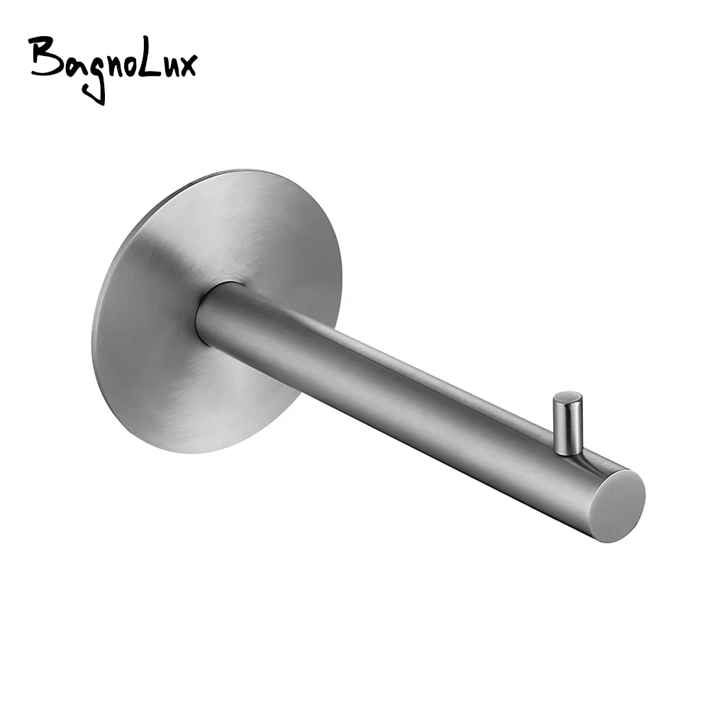 Design Easy to Install The Bathroom Kitchen Accessory Self Adhesive Stainless Steel Rustproof Toilet Paper Roll Holder