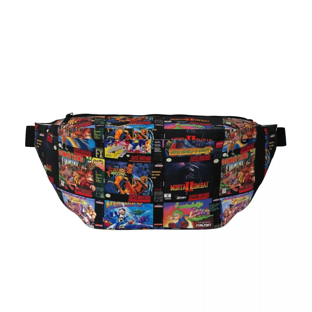 marsupio-a-tracolla-retro-con-design-a-scatole-di-videogiochi-regolabile-unisex-per-viaggi-corsa-contanti-e-telefono