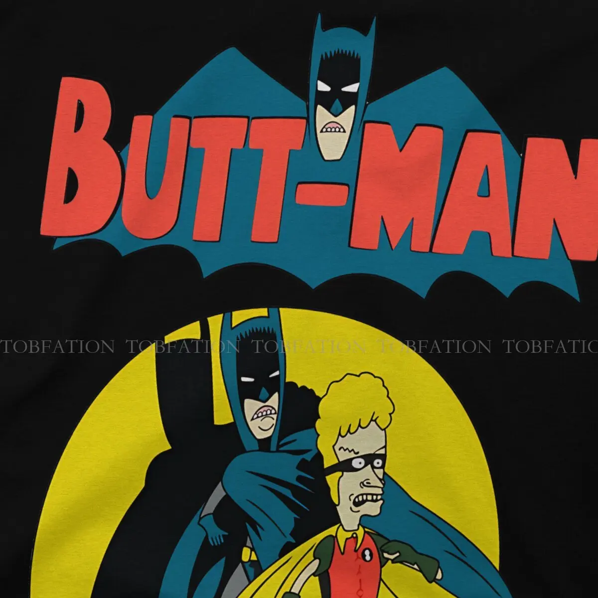 Beavis and Butthead Butt-Man Tshirt Graphic Men Tops Vintage Alternative Summer Clothes 100% Cotton T Shirt