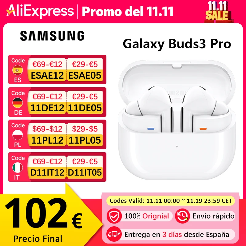 Samsung Galaxy Buds3 Pro with IP57 Water Resistance: Real-World