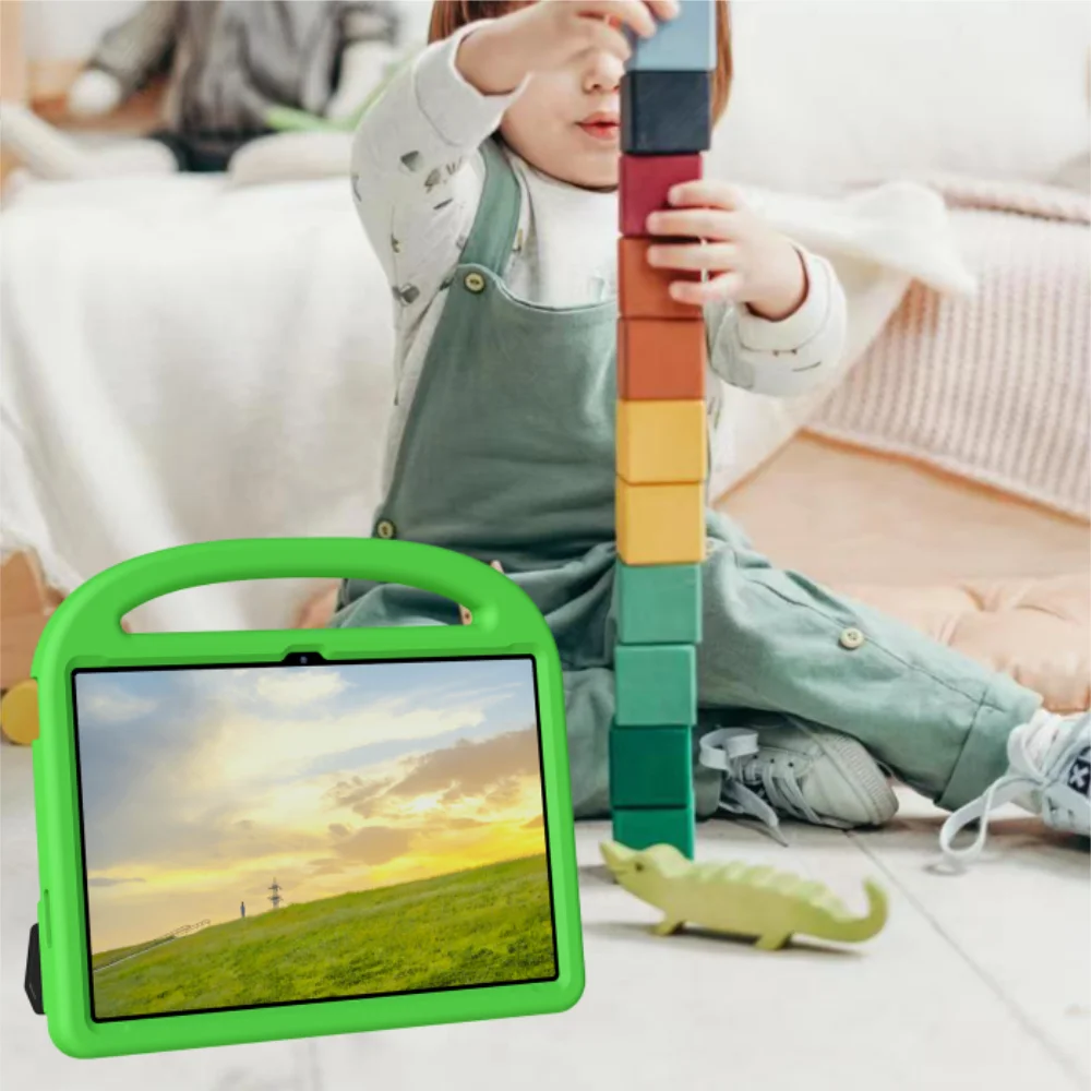 Miękkie etui EVA dla dzieci na Lenovo Idea Tab Pro TB373FU 2025 TB375FC TB-370FU Xiaoxin Pad Plus 12.7 YOGA Pad Pro, urocze etui z motywem wróblek — zdjęcie produktu 6
