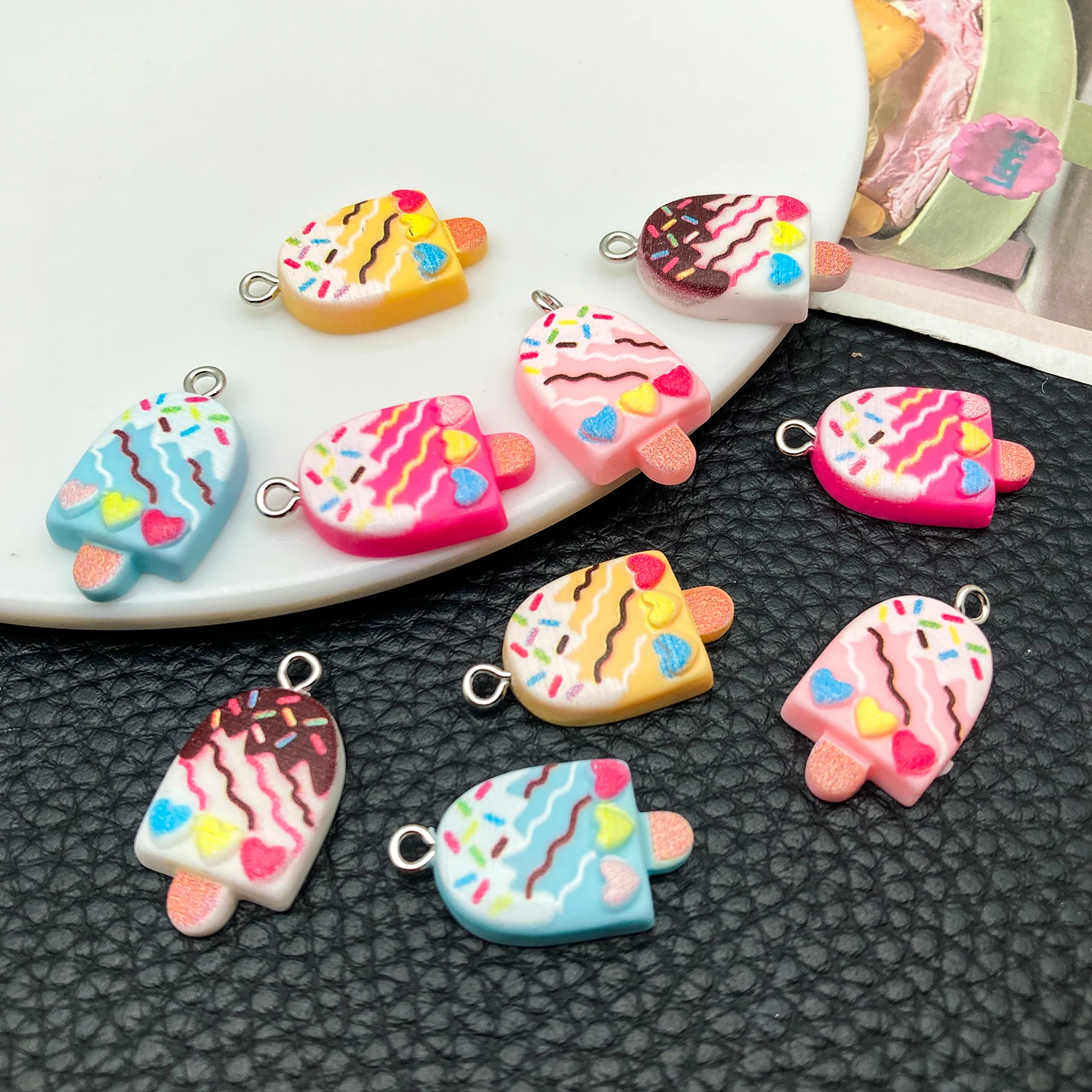 5/10 Uds. De dijes colgantes D - Resin Art Acrylic reseña y precio