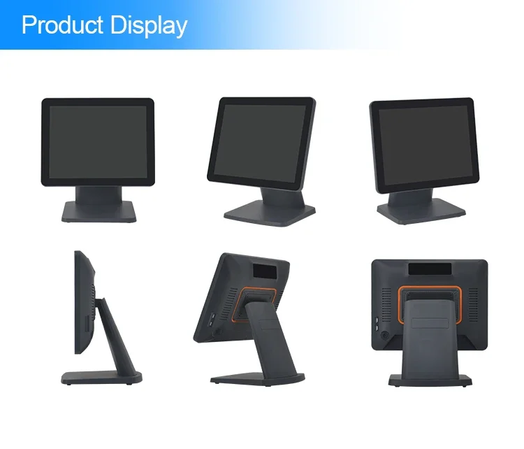 JSJ66 15.6inch Single Touch Screen All in One Retail Pos System Cash Register Machine for Restaurant