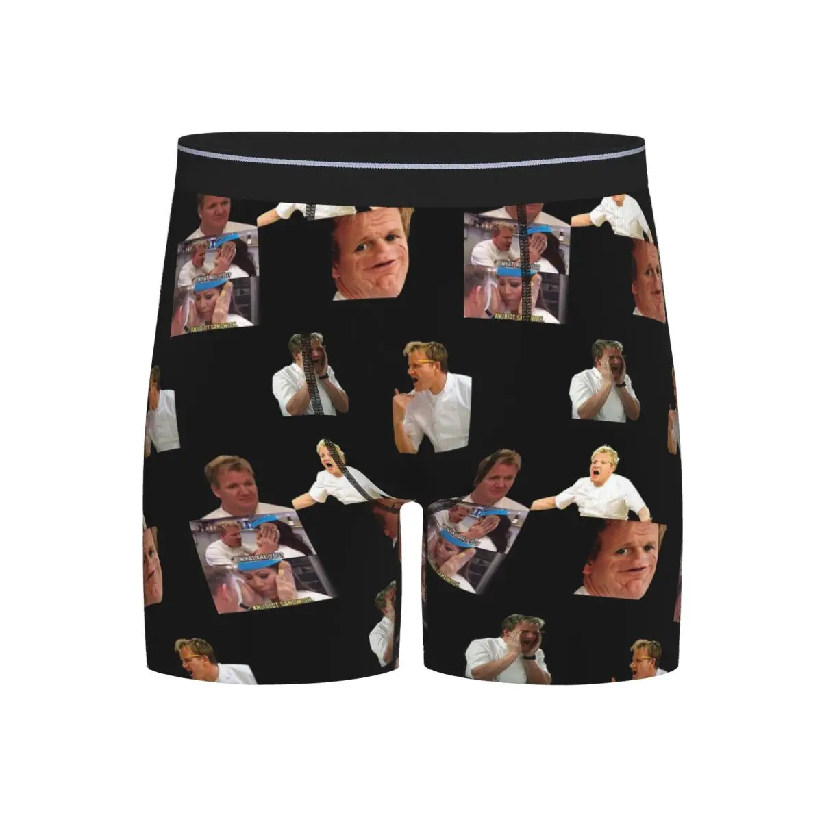 

Long Boxer Underpants Shorts Gordon Ramsay Pack Perfect Panties Men Ventilate Underwear for Homme Man Boyfriend Gifts