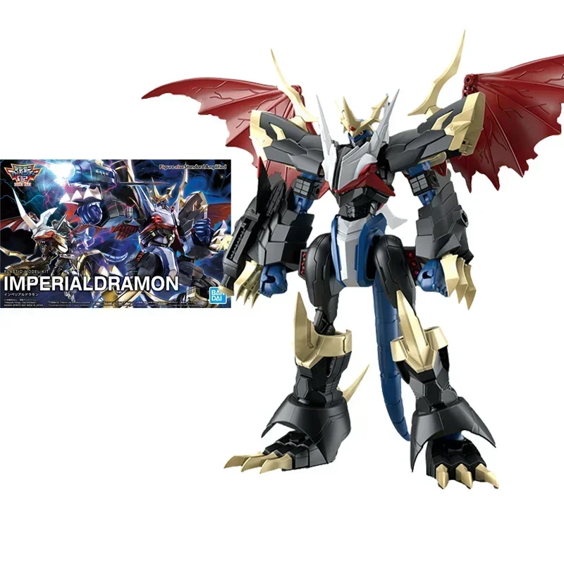 Original Genuine Figure Rise Digimon Adventure Imperialdramon Imperial Dramon Assembly Model Action Anime Figure Model Toys Kids