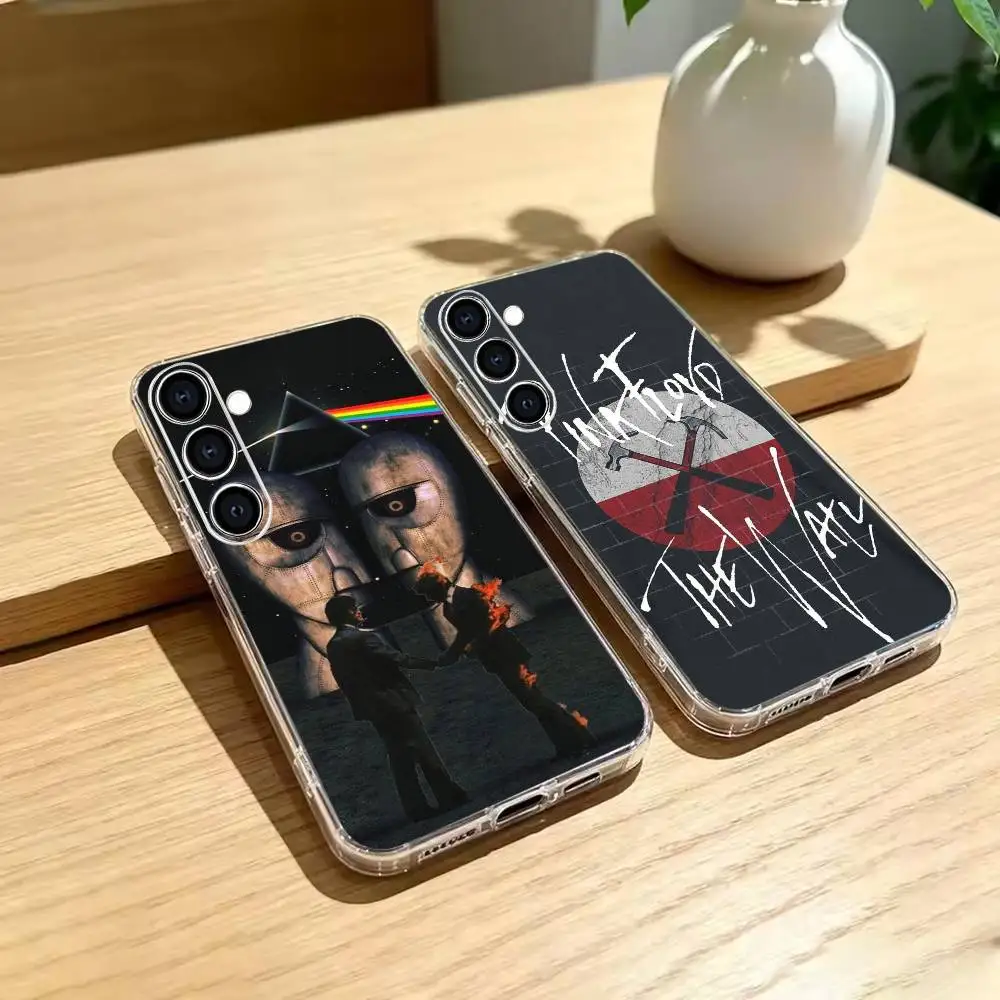 Team K-Pink Floyd-es so cool Phone Case Transparent Soft TPU Case For Samsung A73,A72,A70,A71,A53,A52,A51