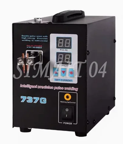 737G Dual mode pedal 18650 battery spot welder Dual pulse dual display lithium battery touch welder