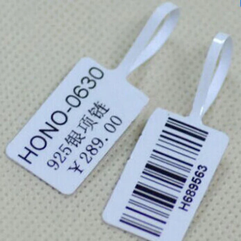 1000Pcs Adhesive Heat Sensitive Printer Label Jewelry Store Printing Label Barcode Company Printing Price Tags