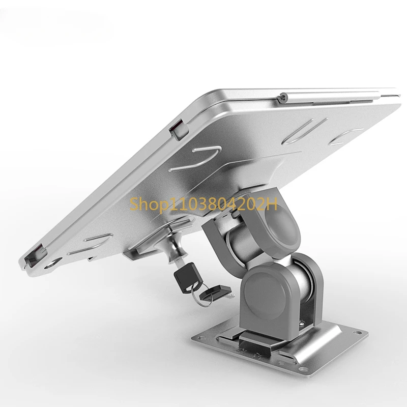 Tablet PC IPad Bracket, Multi-angle Rotating Anti-theft Universal Multi-function Wall Bracket Hanger Tablet Clip