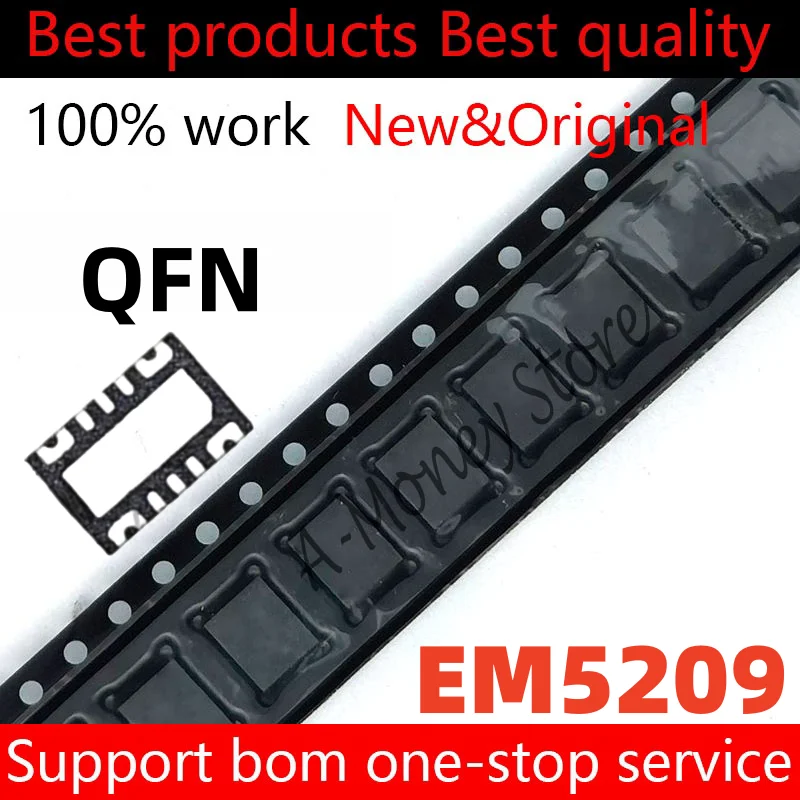 (5-10pcs)EM5209VF EM5209 QFN-14