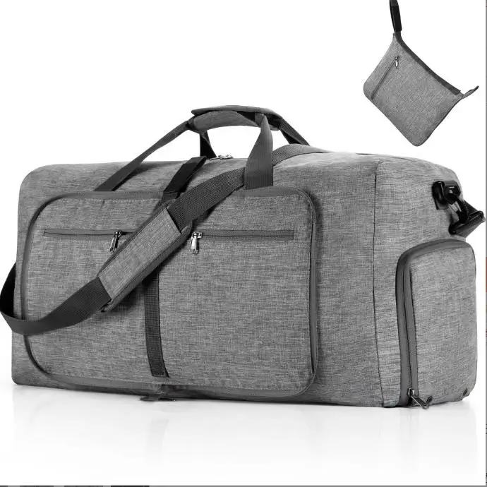 Travel Luggage Bags Foldable Multifunction Shoes Handbags Large Capacity Organizer Case Sports Women Men 65L ,63x35x29cm