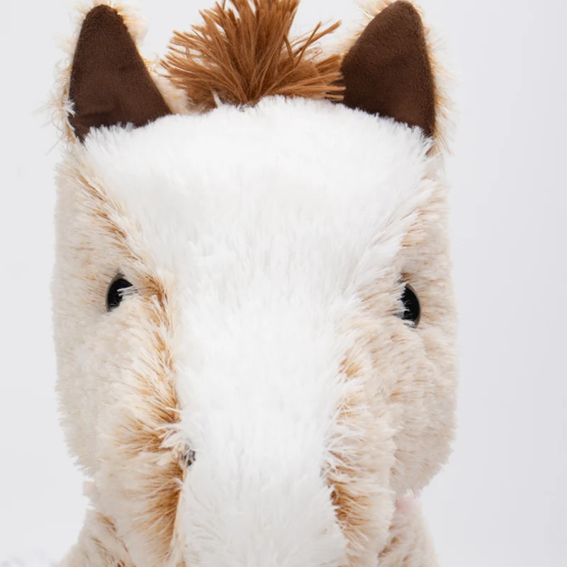 1 szt. 90/120 cm Kawaii Gigantyczny Koń Pluszowy Zabawka Urocze Wypchane Zwierzę Koń Zabawki dla Dzieci Miękka Lalka Dekoracja Domu Prezent Urodzinowy dla Ukochanej Osoby