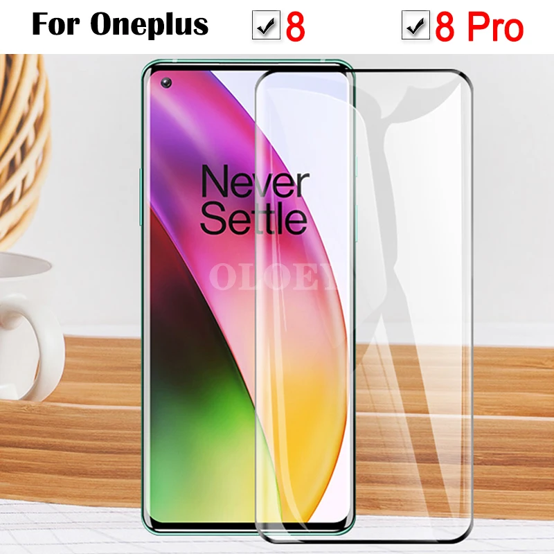 

Полное клеевое Защитное стекло для Oneplus 8 Pro, защита экрана Oneplus 8 Pro, 3D закаленное стекло Oneplus 8 1 + 8 Pro One Plus 8Pro, пленка