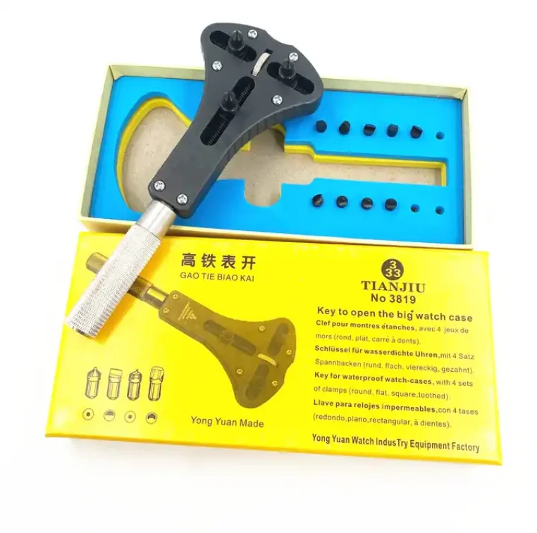 Watch Repair Tool 3819 Waterproof Screw Adjustable Back Case Opener Wrench Remover Watch Battery Remover Press Closer Remover